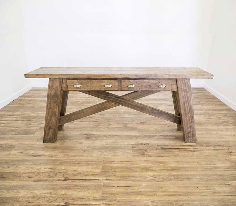 The X-Brace Sofa Table | Duvall & Co.